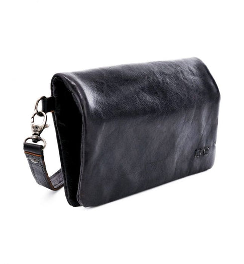 Cadence Fold Over Small Crossbody - Bed Stu - Black Rustic